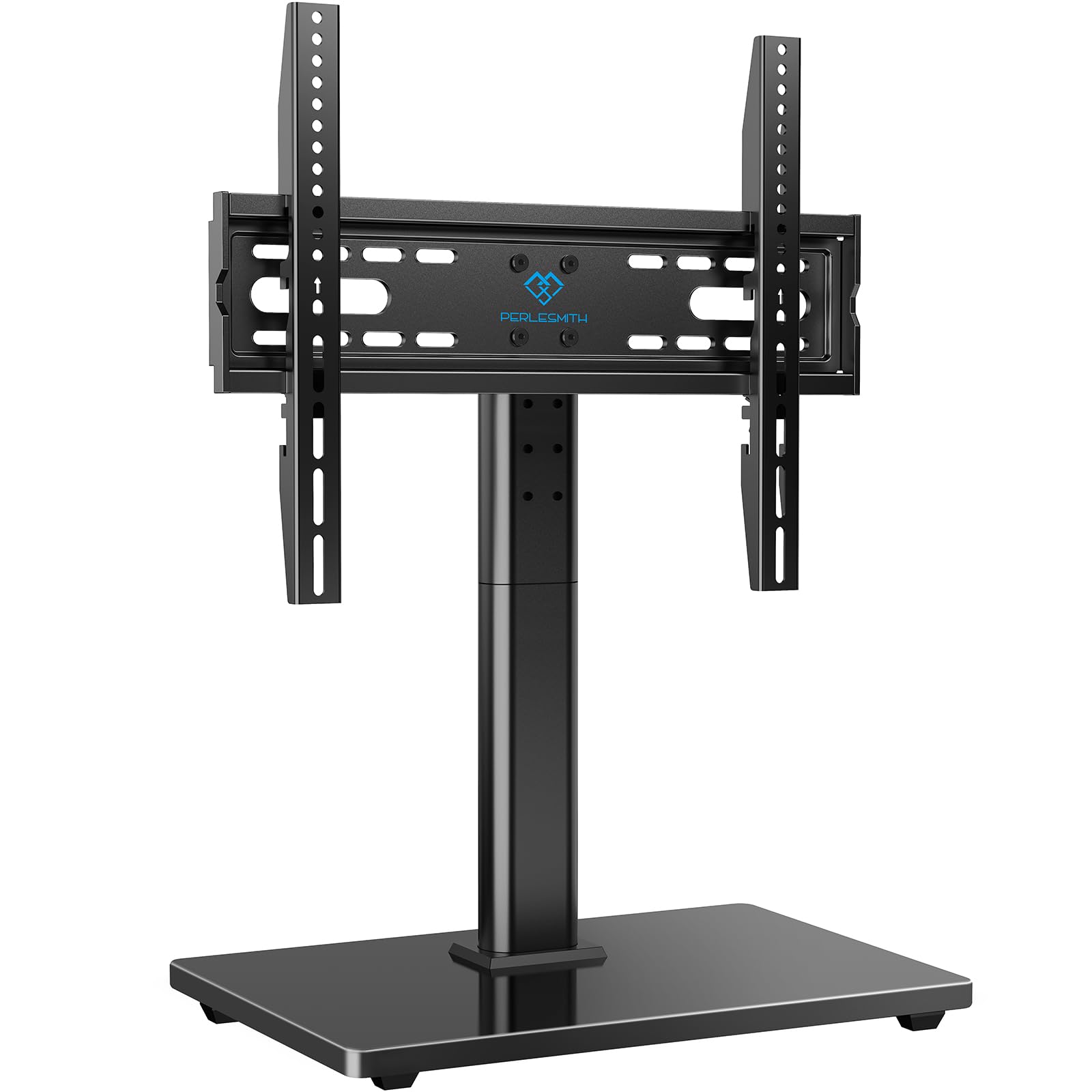 PERLESMITH Universal TV Stand - Adjustable Height TV Base